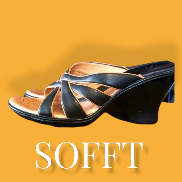 Sofft Shoes - Sofft Black Wedges Size 8